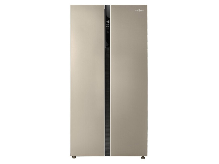 美的(Midea) 对开门双开门527升超大容量风冷养鲜节能省电家用电冰箱BCD-527WKM(ZG)芙蓉金