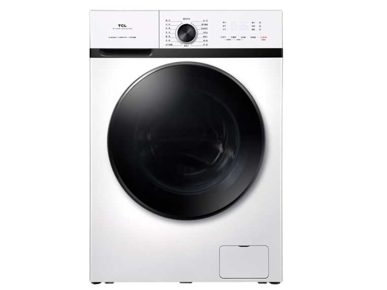 TCL TG-V100HBA 洗衣机滚筒 10公斤 洗烘一体 芭蕾白 蒸汽除菌快速洗烘变频科技