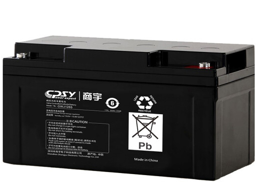 商宇UPS不间断电源GW12V65AH阀控式铅酸蓄电池机房设备断电续航停电备用电源