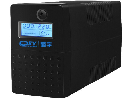 商宇UPS不间断电源 S650后备式600VA/360W办公电脑小型监控路由器防雷稳压应急备用电源