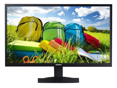 SAMSUNG 显示器21.5英寸 S22F350FH C 23.8寸S24A310NHC S22A330NHC_VGA_+HDMI_配HDM 官方标配
