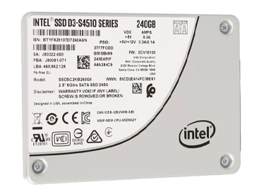 英特尔（Intel） D3 S4510 2.5英寸SATA接口 服务器数据中心 企业级SSD固态硬盘 S4510/240GB