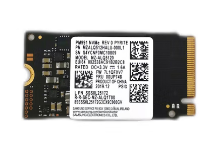 三星PM991 128G NVME 2242 笔记本台式机固态硬盘M2 PCIE