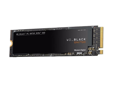 西部数据（WD） NVME M.2 2280台式机笔记本SSD固态硬盘 黑盘SN750 1T 