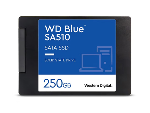 西部数据（WD） Blue系列蓝盘SA510 SSD固态硬盘 2.5英寸SATA台式机笔记本硬盘 标配 WD Blue 蓝盘SATA【500G