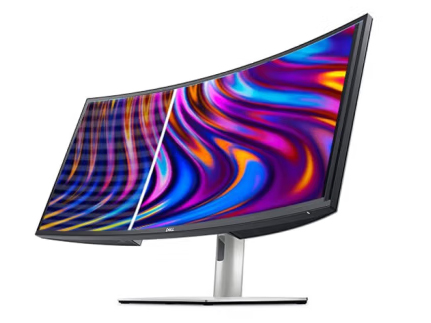 戴尔（DELL） U3421WE 34英寸准4K曲面带鱼屏IPS电脑显示器Type-C反向充电95%DCI-P3色域内置音箱显示器
