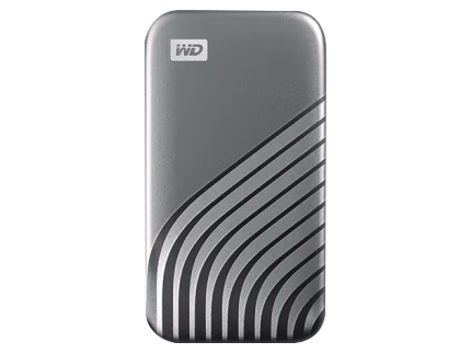 西部数据(WD)1TB NVMe 移动固态硬盘（PSSD）My Passport随行SSD版 深空灰 Type-C接口 防摔 加密