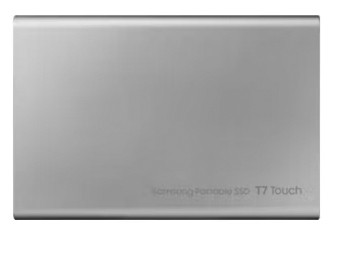 三星（SAMSUNG） T7 系列 移动固态硬盘 Type c/USB 3.2读取高达1050M/S T7 touch 银色（指纹加密） 1T(