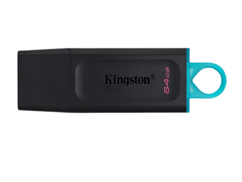 金士顿（Kingston）新品DTX 高速U盘USB3.2 手机64G 时尚电脑移动商务办公 蓝色 