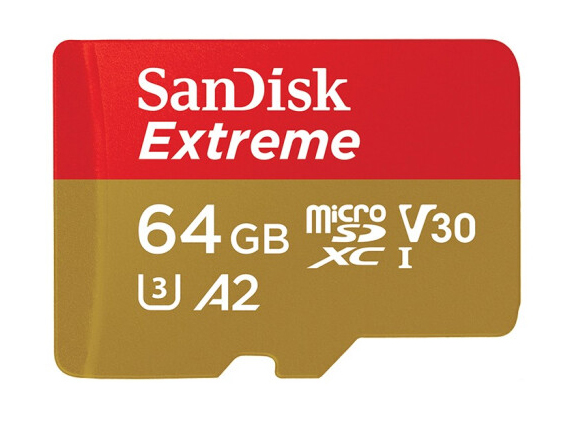 闪迪（SanDisk）64GB TF（MicroSD）存储卡 U3 C10 A2 V30 4K 至尊极速移动版内存卡 读速160MB/s 写速60MB/s