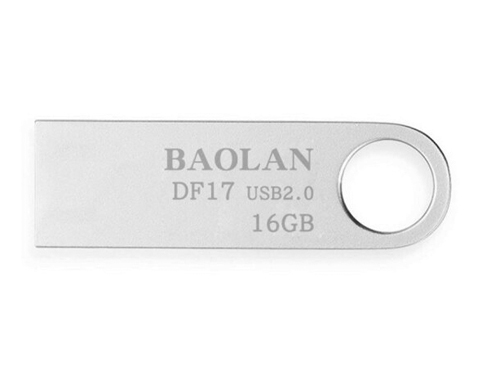 宝澜（BAOLAN） DF17金属外壳U盘 高速传输 USB优盘 时尚高速U盘 便携耐用 4GB USB2.0