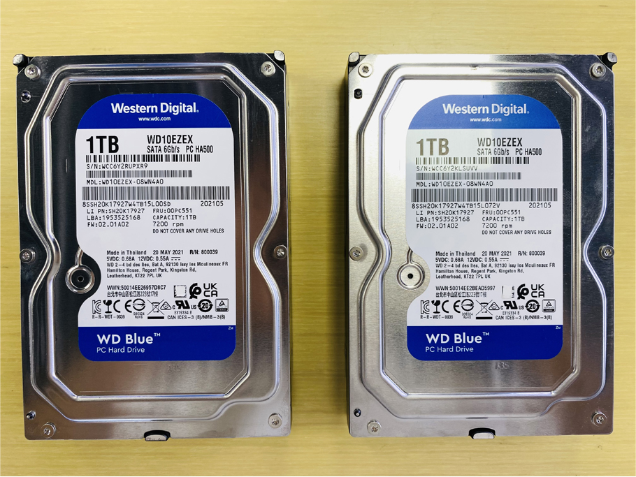 WD/西部數據1TB機械硬盤 1TB/7200rpm