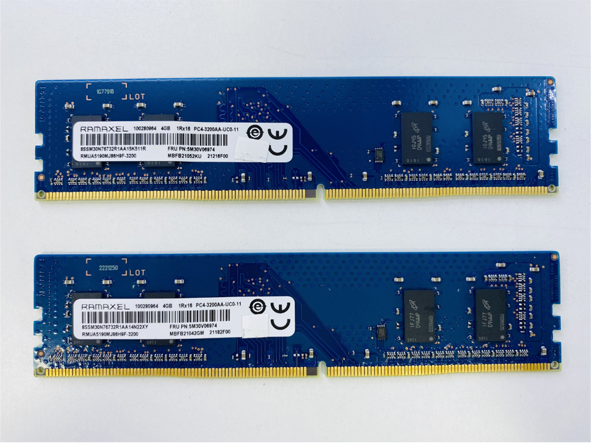 Ramaxel/記憶科技全新拆機內存條4G 4GB 1Rx16 PC4-3200AA-UC0-11(4G DDR4 3200)
