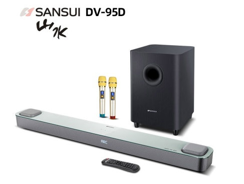 DV-95D 无触点按键，时尚简约；杜比5.1声道解码，客厅影院的标配，HDMI2进一出，光纤、同轴，USB,蓝牙输入