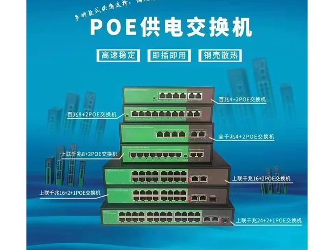 POE供电交换机