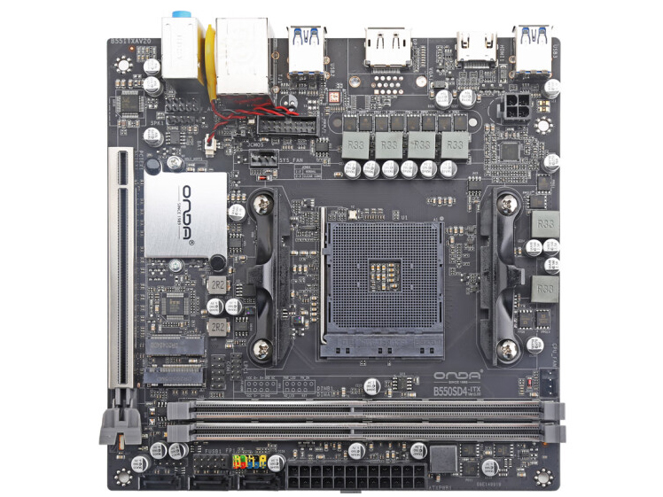 昂達（ONDA）B550SD4-ITX-B（AMD B550/Socket AM4） 支持5600/5500/4500處理器 游戲娛樂 主板