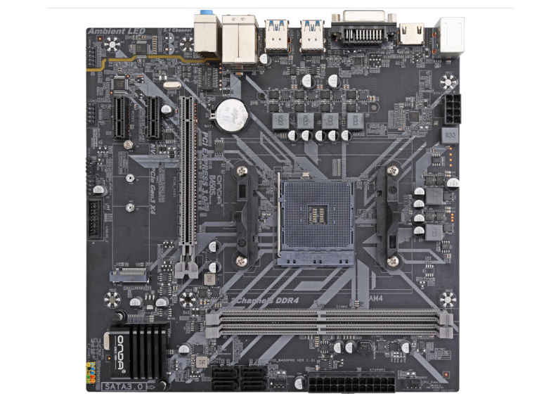 昂達（ONDA）B450S-B（AMD B450/Socket AM4）支持銳龍1-5代處理器 娛樂辦公主板