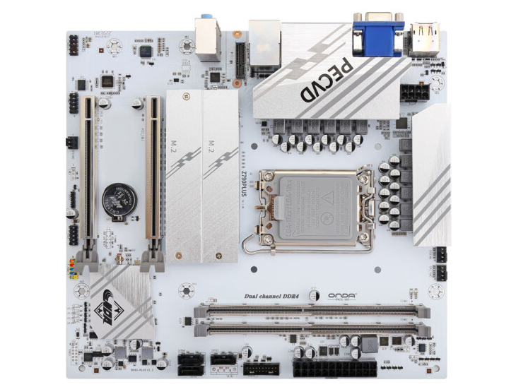 昂達（ONDA）Z790PLUS-W（Intel Z790 /LGA 1700）支持DDR4 13代CPU13600 游戲娛樂優選 主板