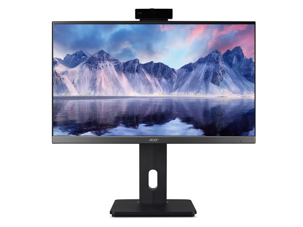 宏碁商用一体机 Veriton  A830	I5-11400H/8G/256G SSD/集显/内置WIFI/可旋转摄像头/23.8寸 黑色一体机 