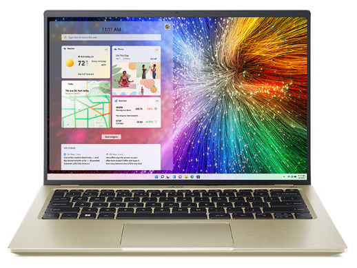 SF314-71-56KB	i5-12500H/16GB LPDDR5/512G PCIe4/Win11/14 QHD OLED(2.8K/90HZ)/GoldGold/尊贵金   传奇高能版