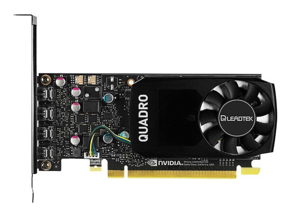 丽台（LEADTEK） NVIDIA Quadro P400 P600 P1000 P2200显卡 P600 2G GDDR5显卡(MiniDP*4)