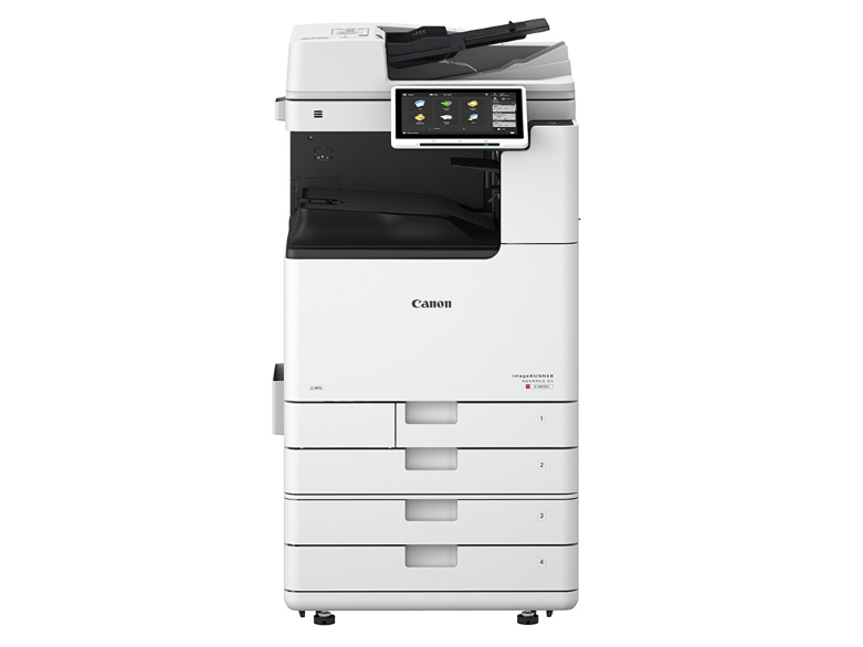 佳能(Canon)彩色复合机 IR-ADV DX C3830+双面同步输稿器+标配双纸盒+原厂工作台+内置装订处理器