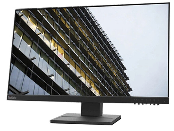 联想（ThinkVision） 家用商用办公电脑台式机窄边框显示器 广视角 E24-28 23.8英寸 DP+HDMI+VGA 接口