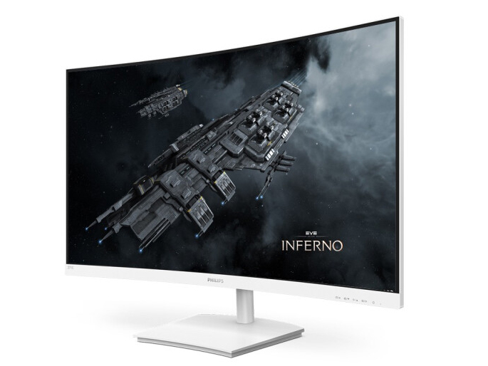 飞利浦 27英寸曲面显示器 75Hz 全高清 FreeSync技术 1500R曲率 家用游戏娱乐 电脑显示屏 271E1SCW
