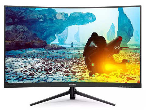飞利浦27英寸IPS 电竞2K显示器mprt 1ms电脑游戏屏 272M8CZN【1K/165Hz/VA/曲面】