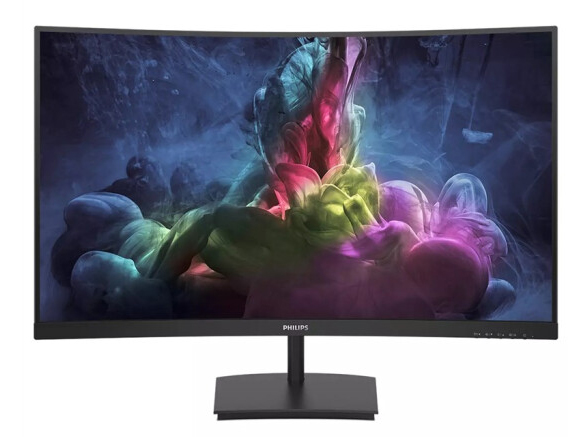 飞利浦 322E1GSCZ 31.5英寸电竞游戏显示器 1ms 165Hz 1500R曲率 三面微边 广色域sRGB 120.7% 低蓝光不闪屏