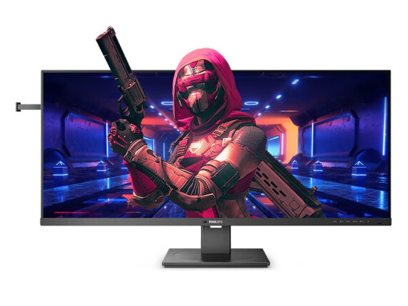 飞利浦 40英寸 带鱼屏显示器 21:9 IPS面板 120Hz HDR400 内置音箱 升降支架 Type-C 100W反向充电 40B1U5600