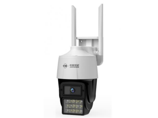 JVS-AK33S-W 300 万像素声光警戒球机  300 万双光源实时超清画质; 内置喇叭+MIC，支持音量调节、双向语音对讲功能；内置 6 颗红外+9 颗暖光补光灯；