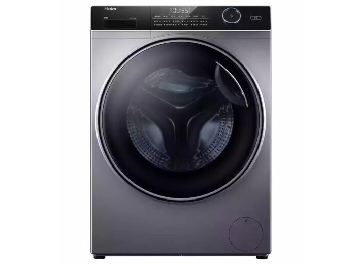 海尔（haier）10KG全自动滚筒洗衣机超薄一级变频家用双喷淋智能投放速洗XQG100-BD14126L