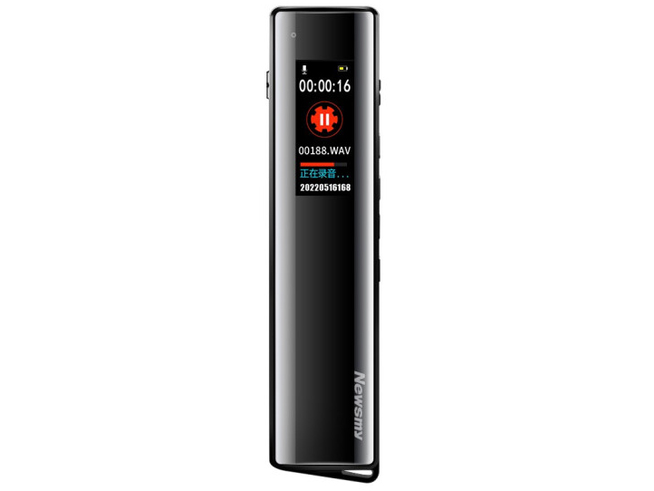 纽曼录音笔 V03 32G 专业录音设备 高清降噪 长时录音 学习培训交流 商务办公会议 录音器 MP3播放器 哑黑