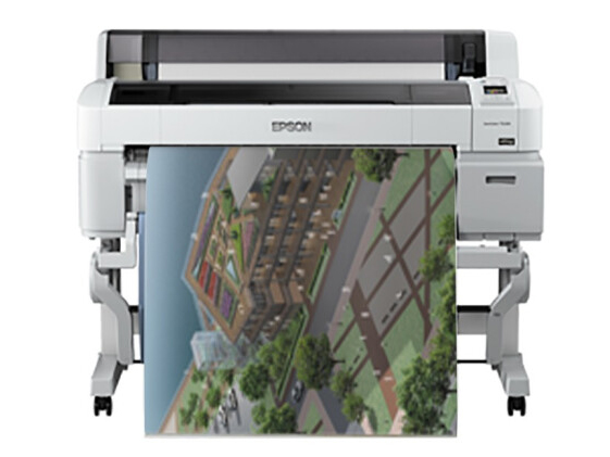 爱普生（EPSON）SC-T5280 A0+ 36英寸CAD工程图纸打印机 大幅面写真喷绘机 蓝图红章彩图绘图仪