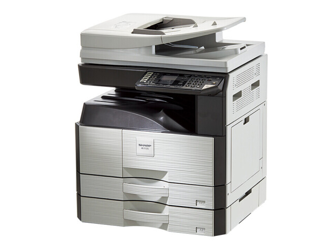夏普（SHARP）復印機AR-2221R/2421R/A3 黑白激光打印機自動雙面復印網絡掃描復合機 雙面輸稿器+雙紙盒【網絡雙面+連續掃描】 AR-2421R(24頁/分鐘)