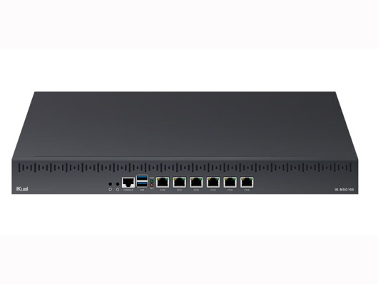 爱快（iKuai）IK-MSG100 千兆企业级多业务有线路由网关 多WAN/AC 2500M口/带机300/MSG100 标准配置