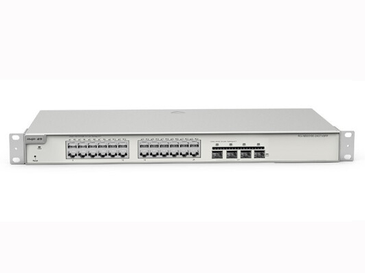 锐捷（Ruijie）24口千兆交换机三层网管核心 RG-NBS5100-24GT4SFP千兆光口上联 灰色