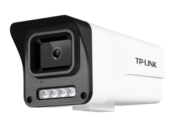 TP-LINK 监控摄像头 400万高清全彩夜视POE供电监控器室外户外可拾音防水移动侦测摄像机 TL-IPC544EP-W4