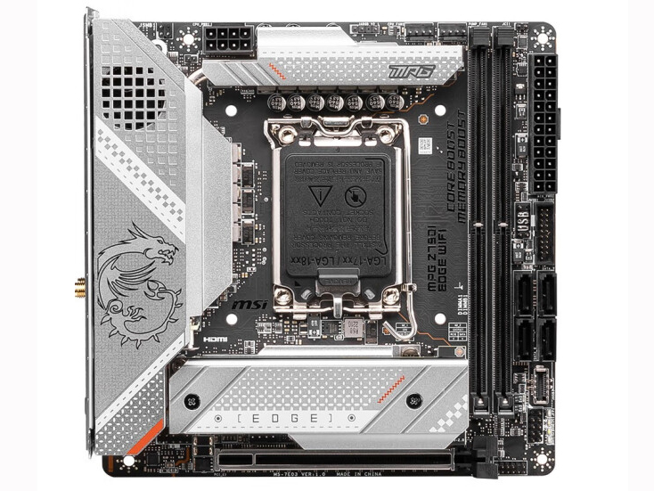 微星（MSI）Z790刀锋钛max Z790系列台式机电脑主板 Z790i EDGE WIFI 迷你刀锋DDR5