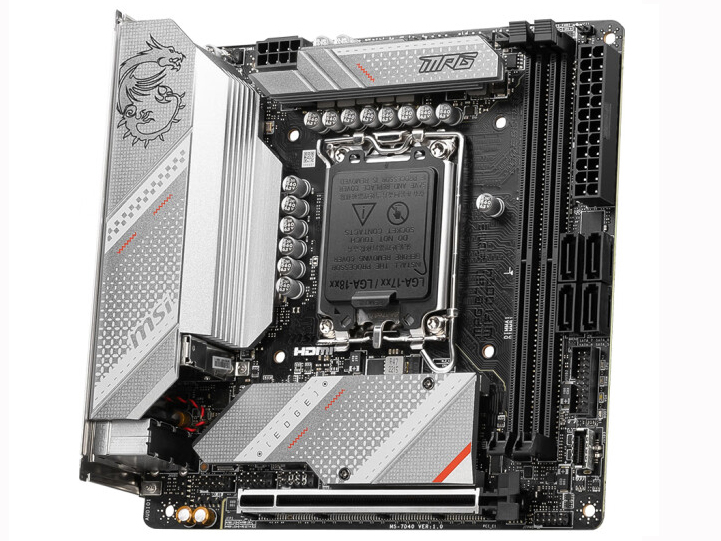 微星(MSI)MPG B760I EDGE WIFI 刀锋DDR4主板 支持CPU13400F/13600KF/13700KF(Intel B760/LGA 1700)