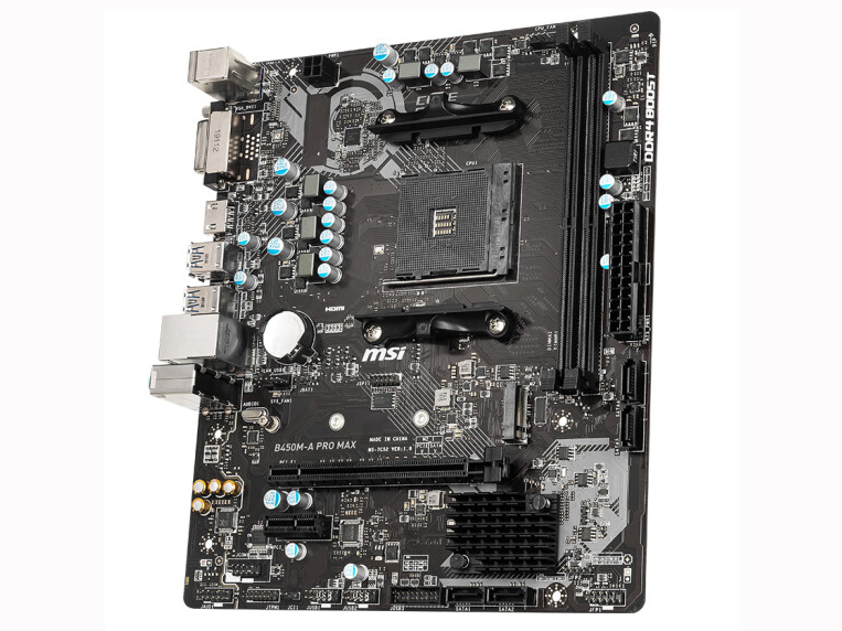 微星（MSI）B450M-A PRO MAX 电脑主板 支持5600G/5700G CPU（AMD B450/Socket AM4）