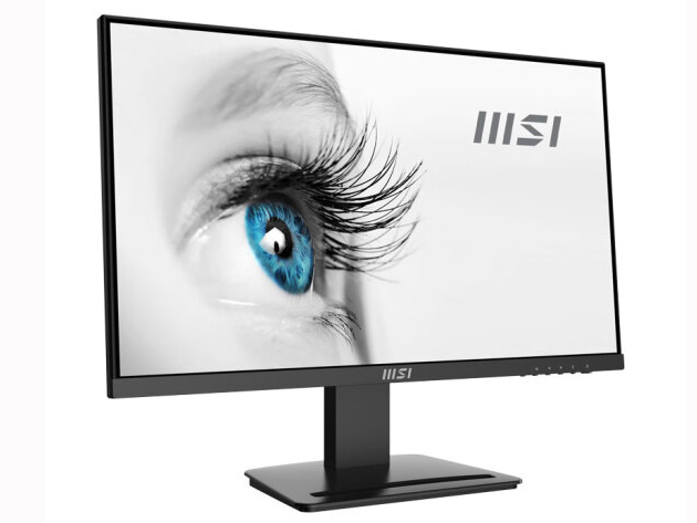 微星(MSI) 23.8英寸显示器 75HZ 可壁挂 低蓝光 IPS屏 178°可视角 HDMI接口 家用办公显示器 PRO MP243