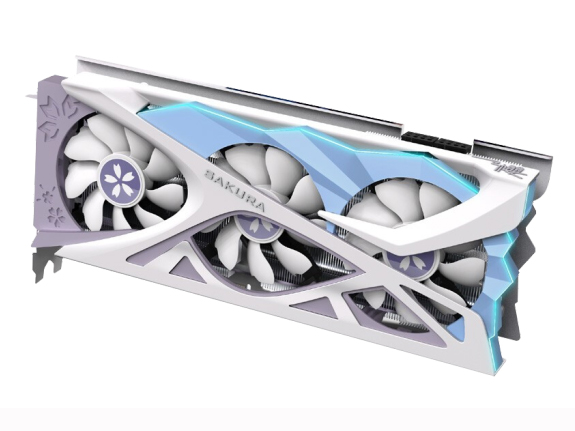 盈通（yeston）AMD RX6800XT 6650XT D6 台式机电脑电竞吃鸡游戏 独立显卡 RX6800XT 16G 樱瞳花嫁纪念版YB
