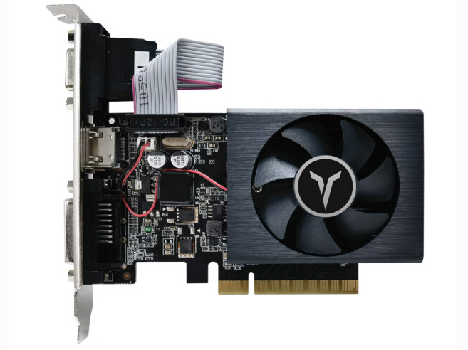 盈通（yeston) GT710-2G D3 战神 2G/DDR3/64bit 办公游戏显卡