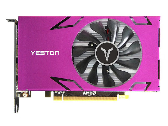 盈通 （yeston）RX580 8G 6HDMI 六屏显卡 支持HDMI直连 支持HDMI转VGA及DVI-D 专业多屏显卡