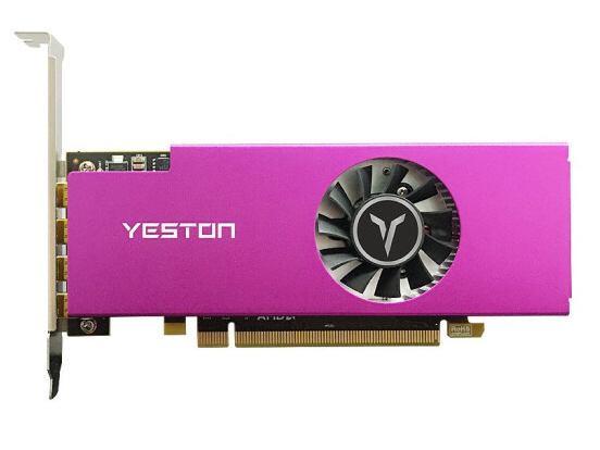 盈通 （yeston）R7 350 4G D5 4miniDP 多屏显卡系列之4屏显卡 灵活输出 丰富选择 高清画质 标配无线