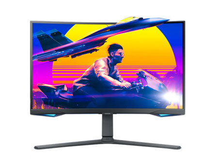27黑2K VA 1000R,3边无边框,240Hz,HDR600,1ms(GTG),量子点,HAS,壁挂,DP,HDMI,无线投屏内置音箱 配线DP  S27BG650EC