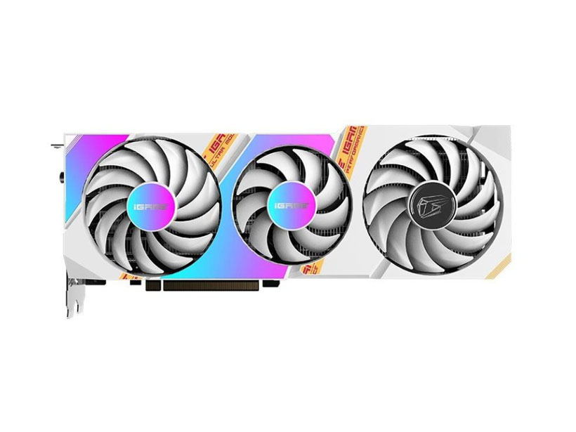 七彩虹RTX 3050 Ultra W OC 8G 白色 三风扇 128B位宽 3*DP+HDMI