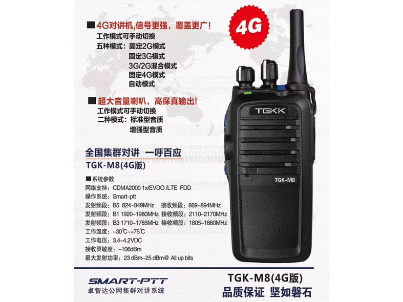 特锐特TGKK-M8全国对讲